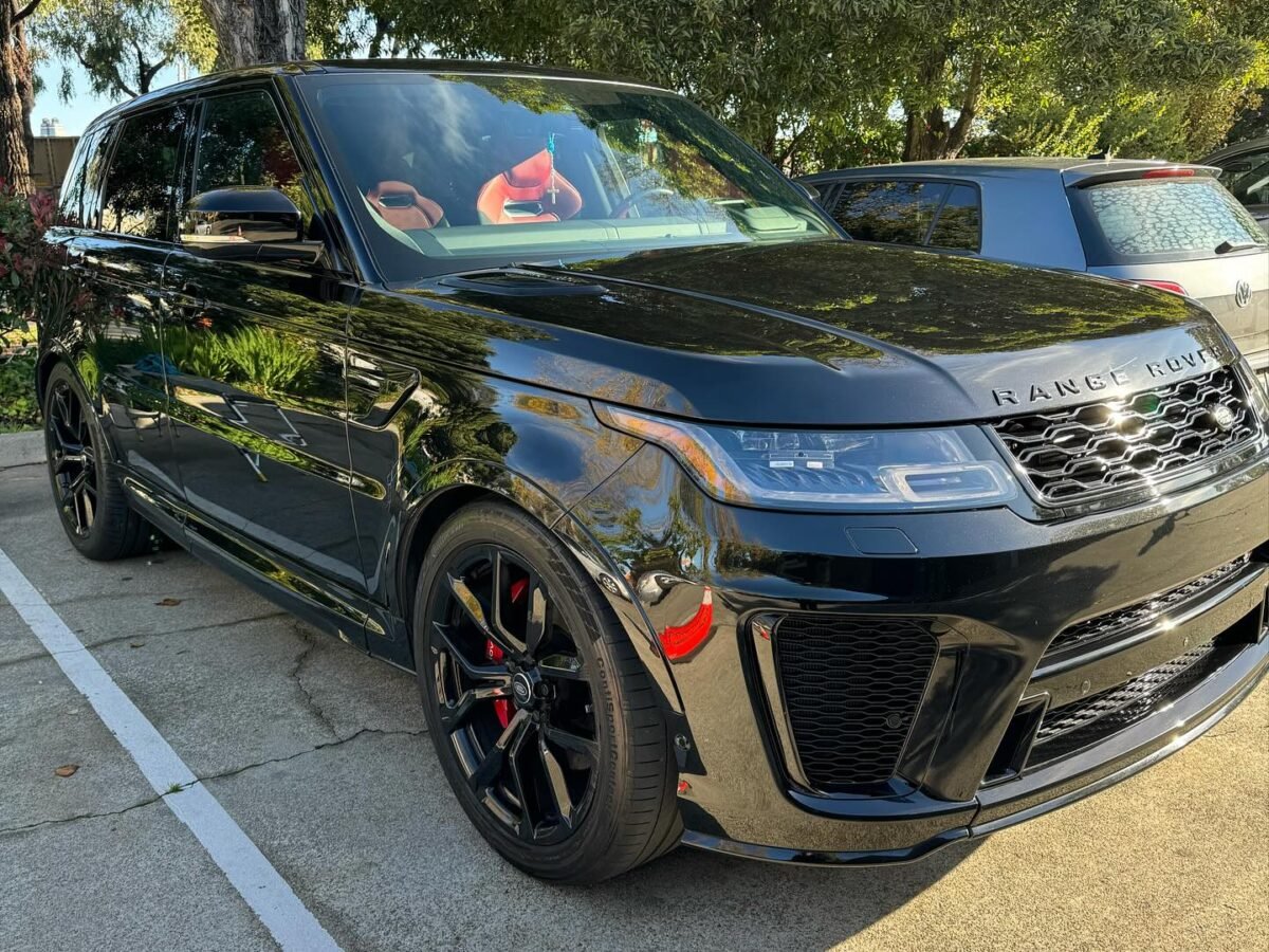 After Detailing Ranger Rover Mobile car detailing service performed at customer home in Richmond, CA