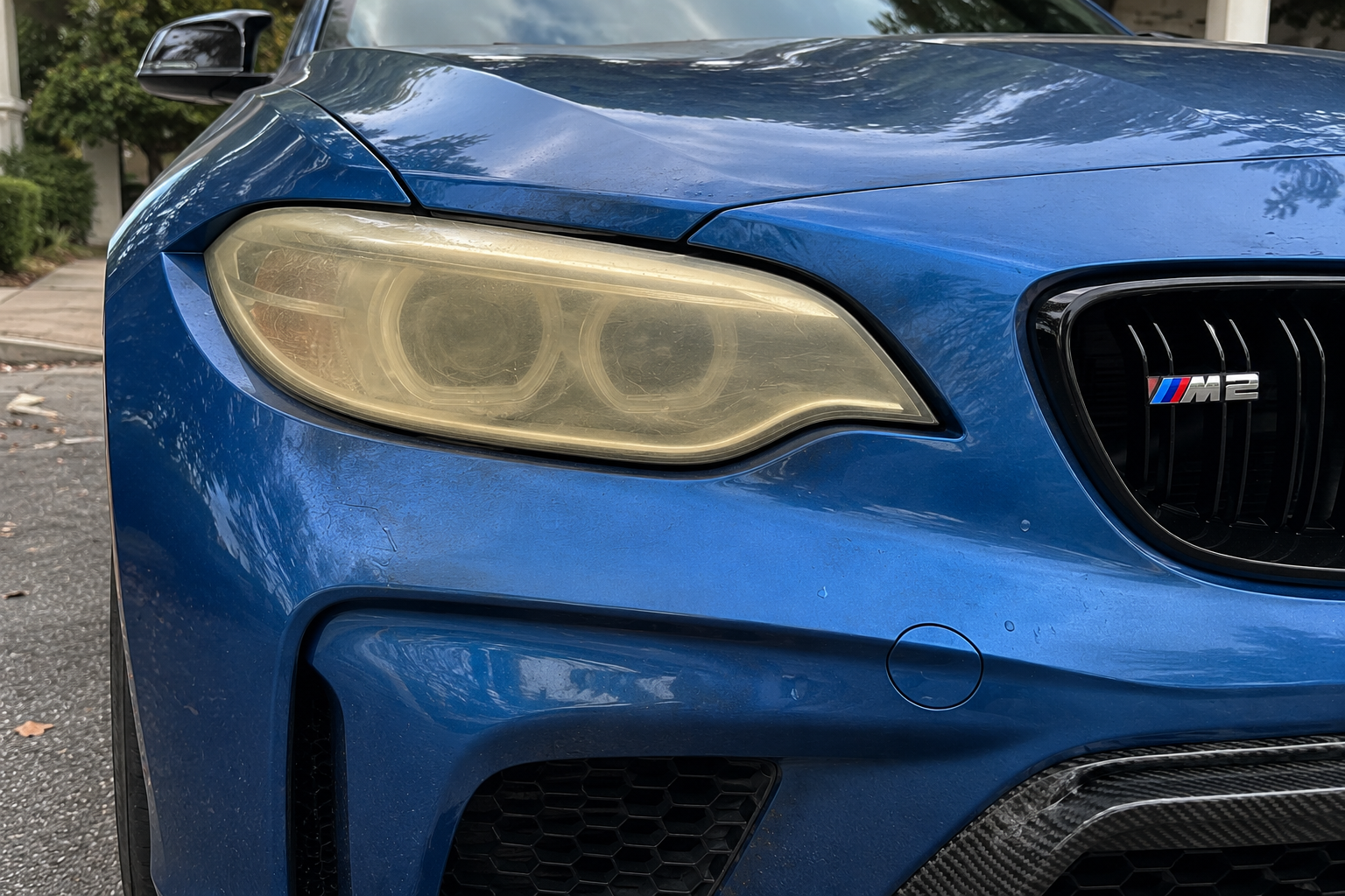 Bmw headlight restoration before 1