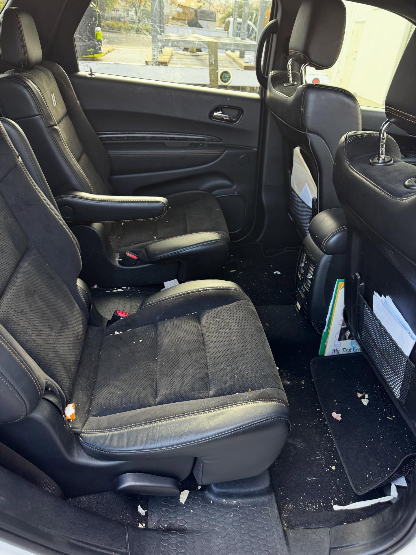 before interior detailing for Camaro in Richmond
